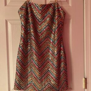 NEW WITH TAGS Milly Colette Sequin Mini Dress (Size 4
